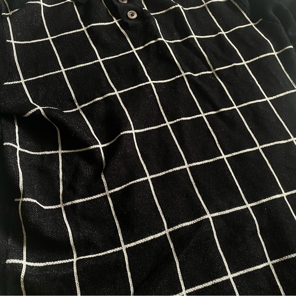 Urban Outfitters Knitted Polo. Black and medium  men’s. Old money aesthetic - Picture 2 of 4